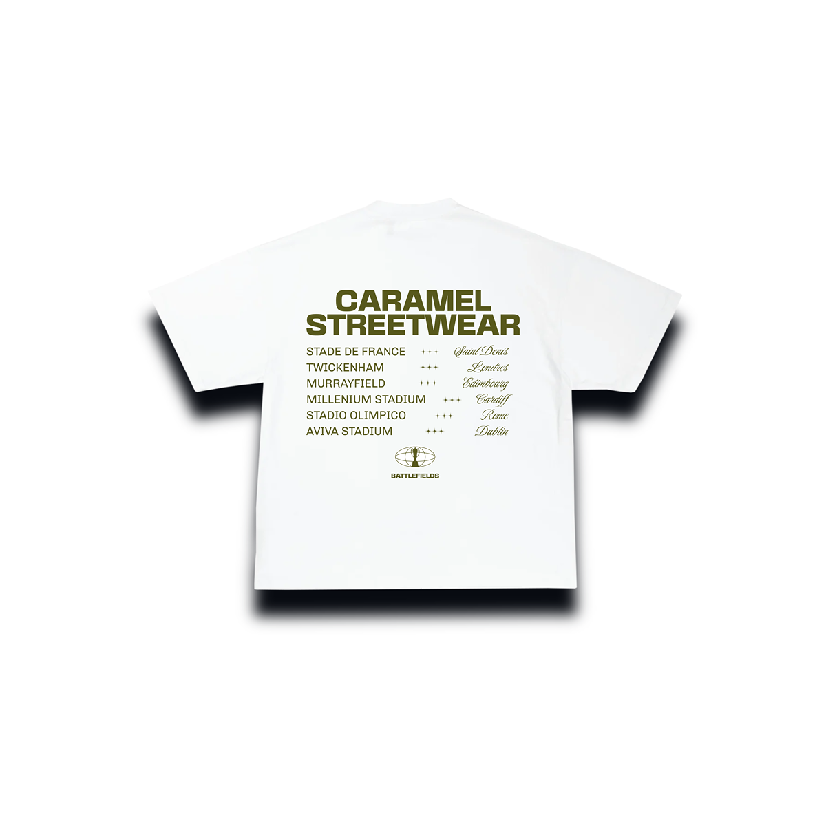 Tee-shirt Battlefields Blanc