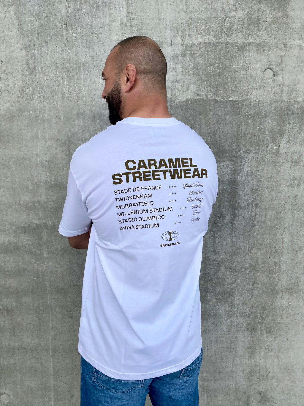 Tee-shirt Battlefields Blanc